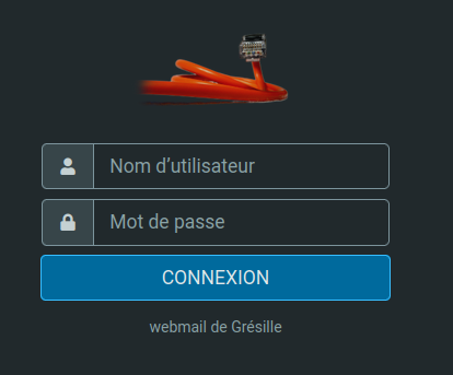 Écran de connection à OVH
